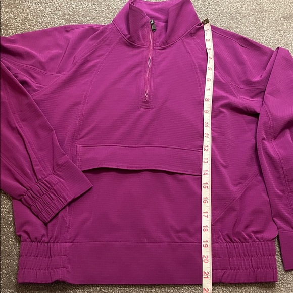 NWOT Athleta Boundless Popover Cropped Jacket  Magenta Pink Size XXS - Picture 2 of 9